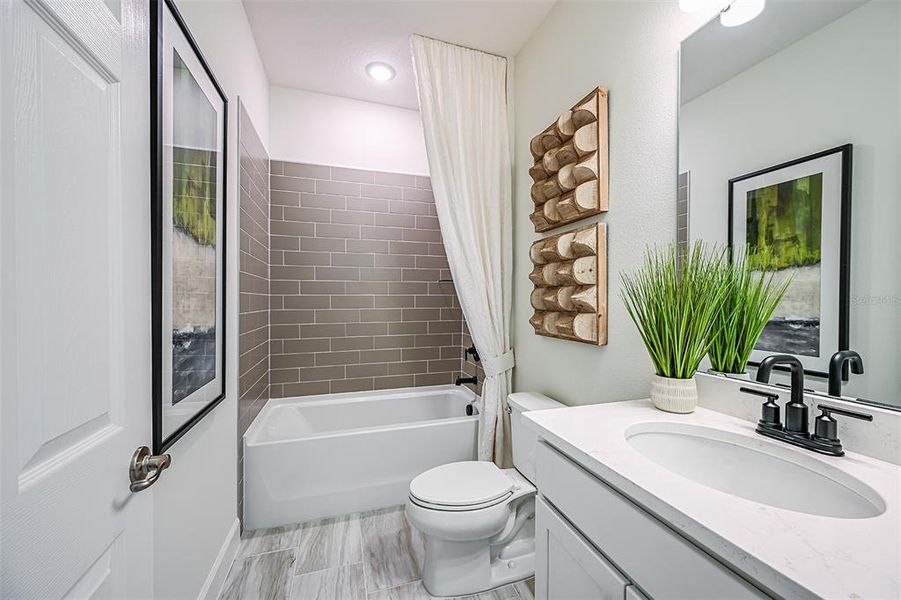 Furnished interior view inside a new home in , Kissimmee (Image 26).