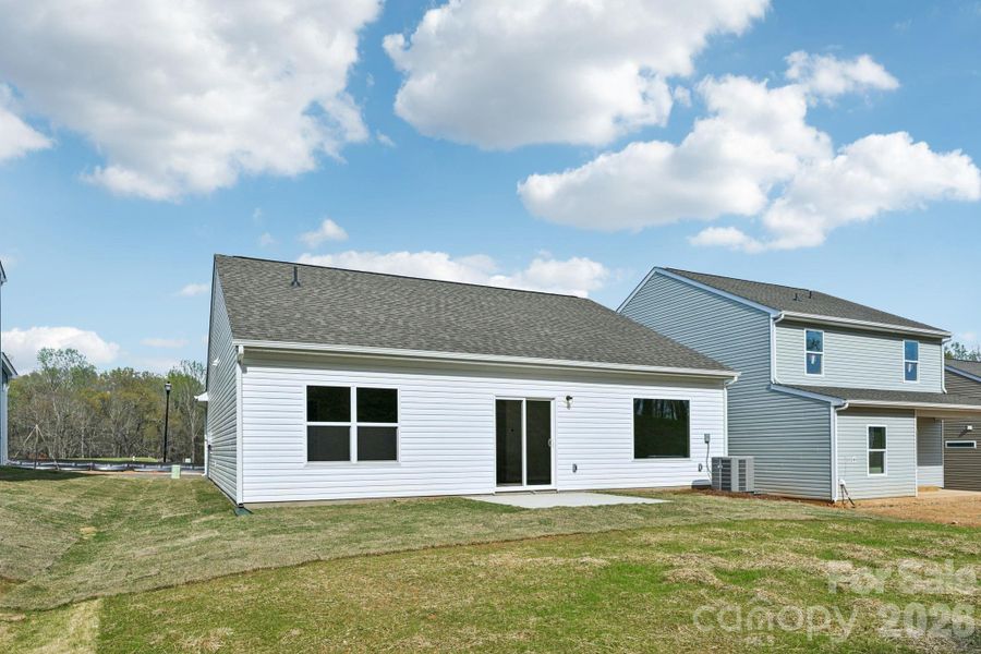 Exterior details and patio area of a home in Willow Estates, Shelby (Image 21).