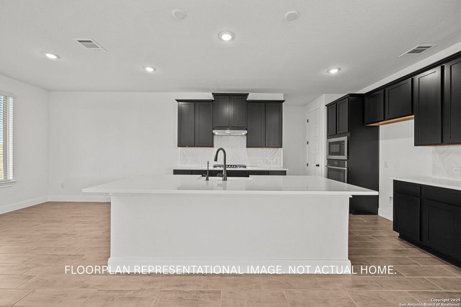 Furnished interior view inside a new home in Preserve at Annabelle Ranch, San Antonio (Image 3).