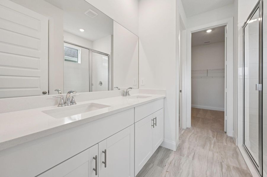 Furnished interior view inside a new home in Brystol at Wylder - Reserve Series, Port St. Lucie (Image 9).