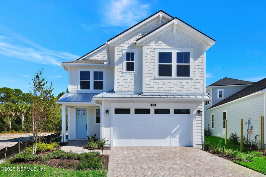 Front exterior of a new home in , Ponte Vedra, FL, highlighting curb appeal (Image 23).