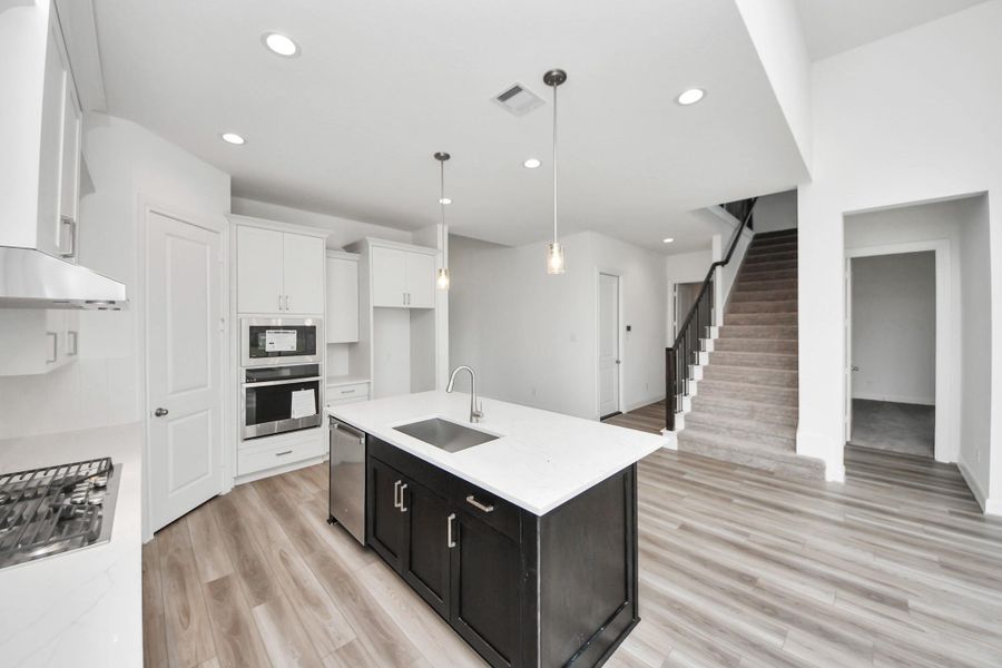 Furnished interior view inside a new home in Marvida, Cypress (Image 3).