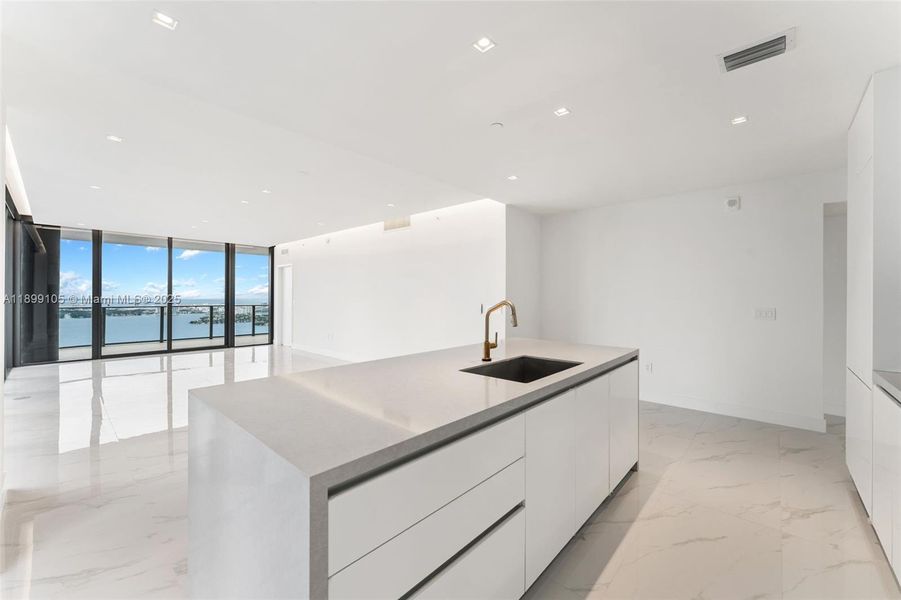 Furnished interior view inside a new home in , Miami (Image 10).