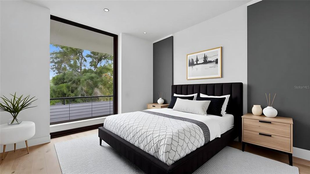 Furnished interior view inside a new home in , Sarasota (Image 11).