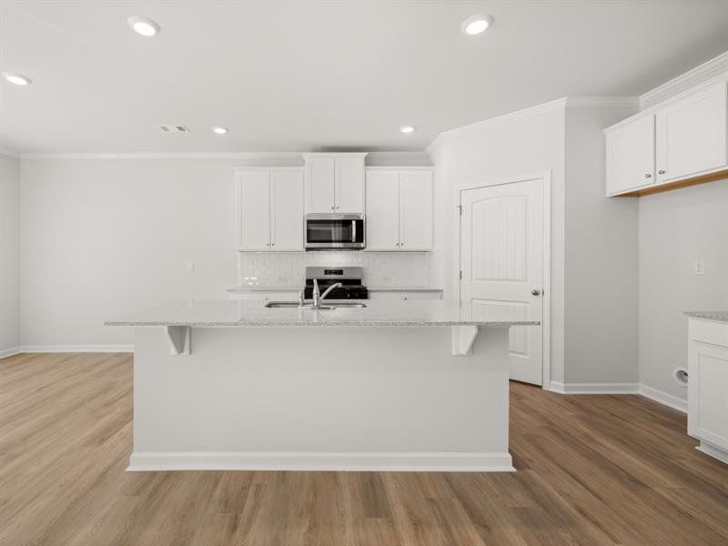 Furnished interior view inside a new home in Hamptons at Riverwood South, Dallas (Image 11).