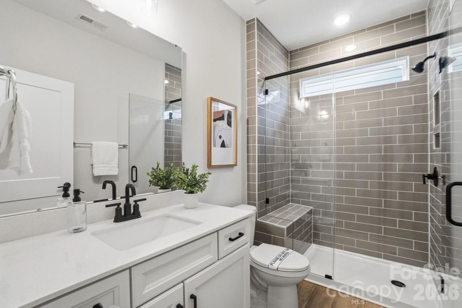 Furnished interior view inside a new home in Villas at Prestwick, Mooresville (Image 16).