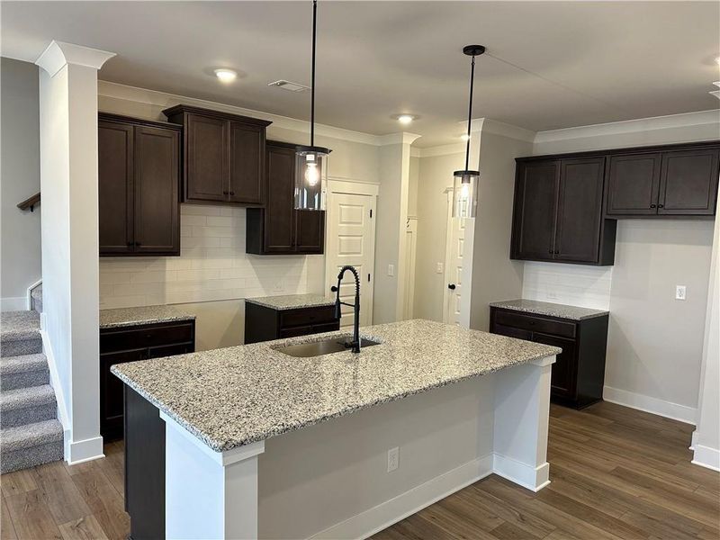 Furnished interior view inside a new home in Millstone at Mundy Mill, Gainesville (Image 7).