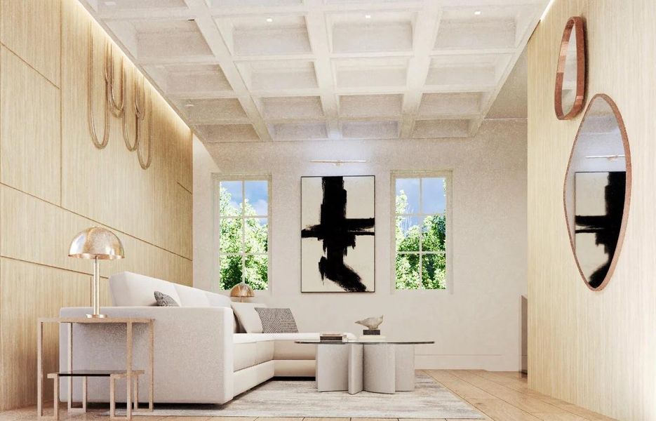 Furnished interior view inside a new home in , Delray Beach (Image 8).