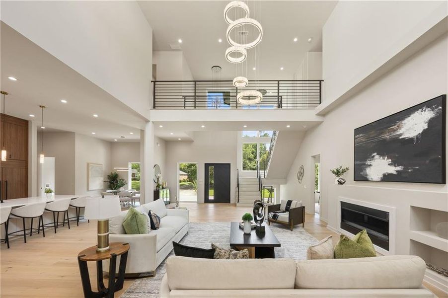 Furnished interior view inside a new home in , Sandy Springs (Image 59). Furnished interior view inside a new home in , Sandy Springs (Image 59).