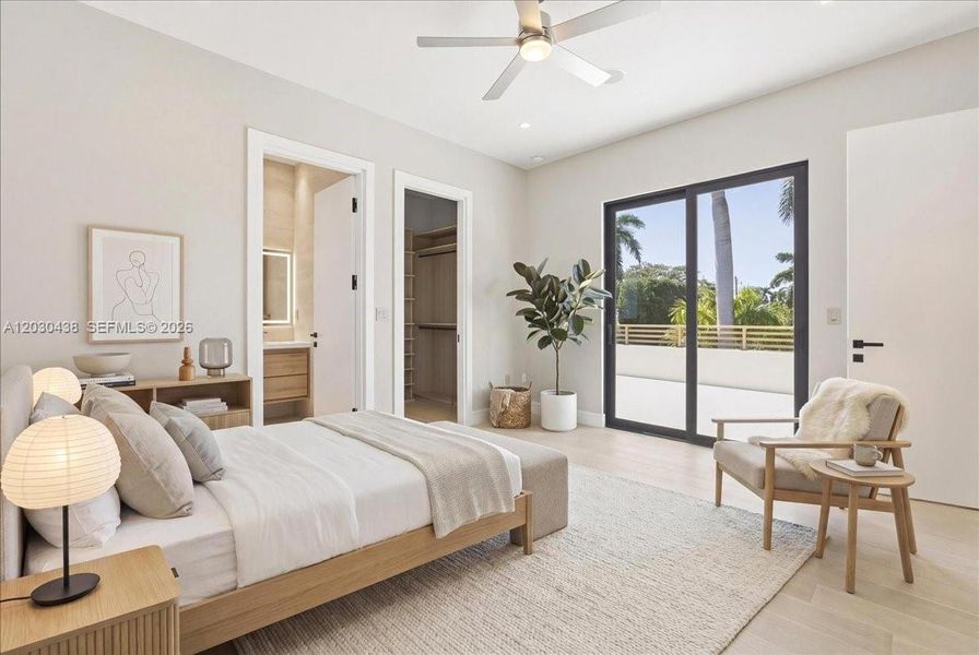 Furnished interior view inside a new home in , Hollywood (Image 18).