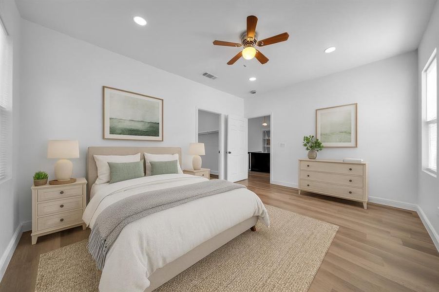 Furnished interior view inside a new home in , Dallas (Image 4).