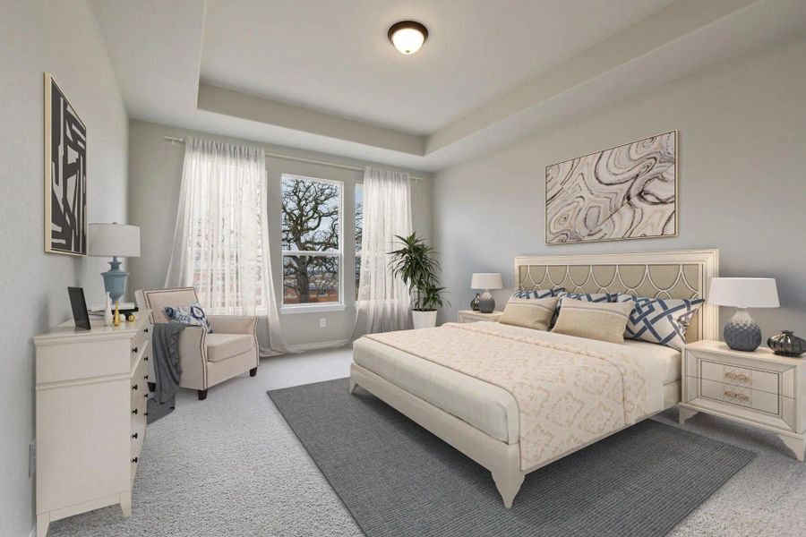 Representative furnished interior of a home built from the Concept 2671 by Landsea Homes in Mockingbird Hills, Joshua (Image 4). Representative furnished interior of a home built from the Concept 2671 by Landsea Homes in Mockingbird Hills, Joshua (Image 4).