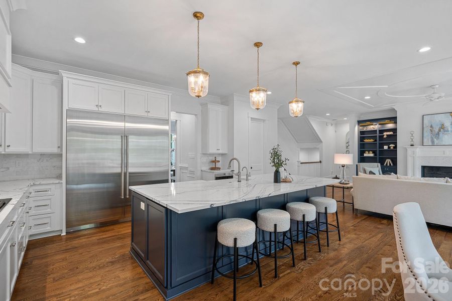 Large island open to main living area