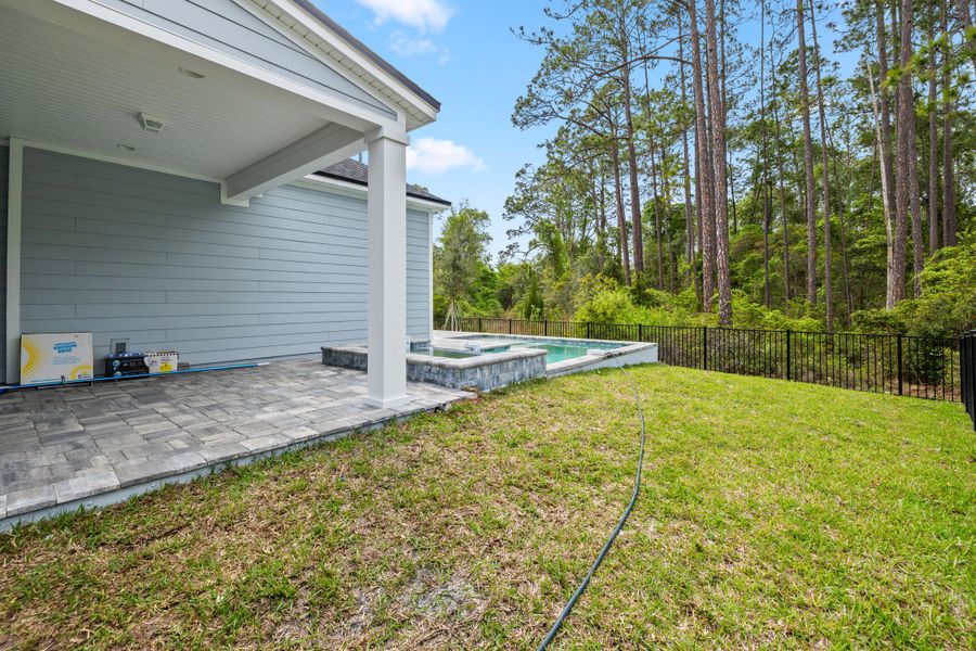 Representative exterior details of a home built from the Palmetto by Riverside Homes in Mariposa at EverRange 40' Series, Jacksonville (Image 52).