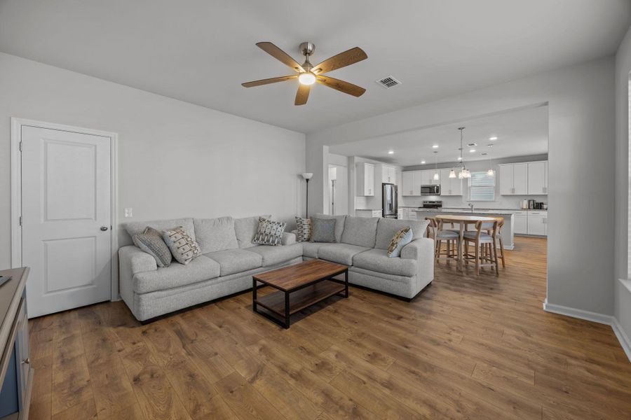 Furnished interior view inside a new home in The Groves of Berkeley, Moncks Corner (Image 41).