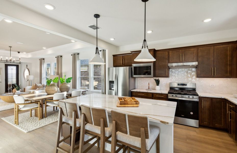 Open-concept kitchen