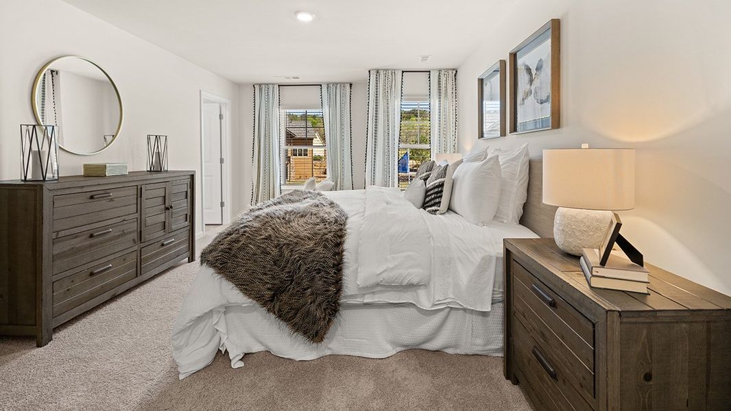 Furnished interior view inside a new home in Mountain Park, Dahlonega (Image 24). Furnished interior view inside a new home in Mountain Park, Dahlonega (Image 24).