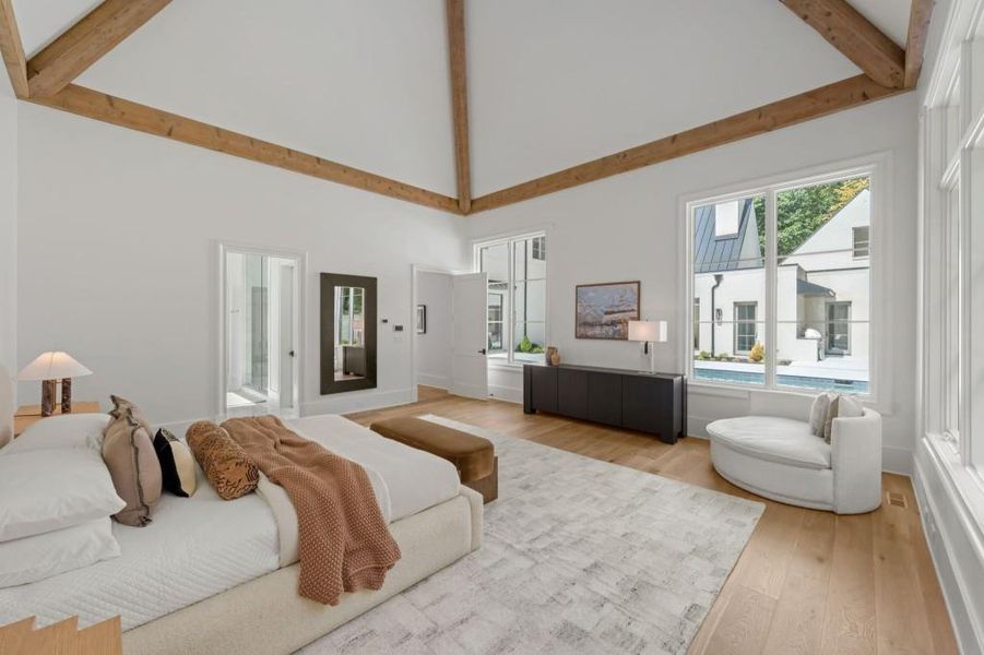 Furnished interior view inside a new home in , Atlanta (Image 12).