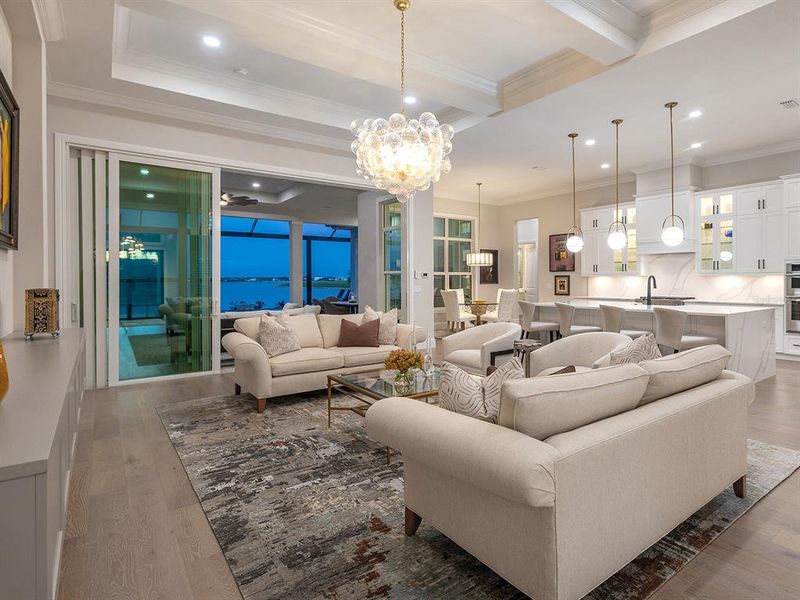 Furnished interior view inside a new home in , Sarasota (Image 18).
