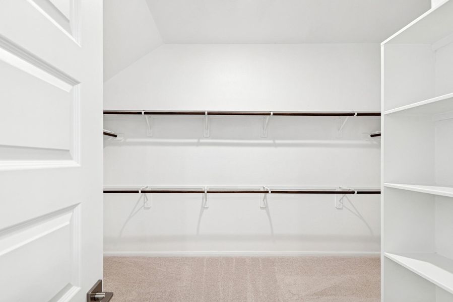 Owner's suite walk-in closet