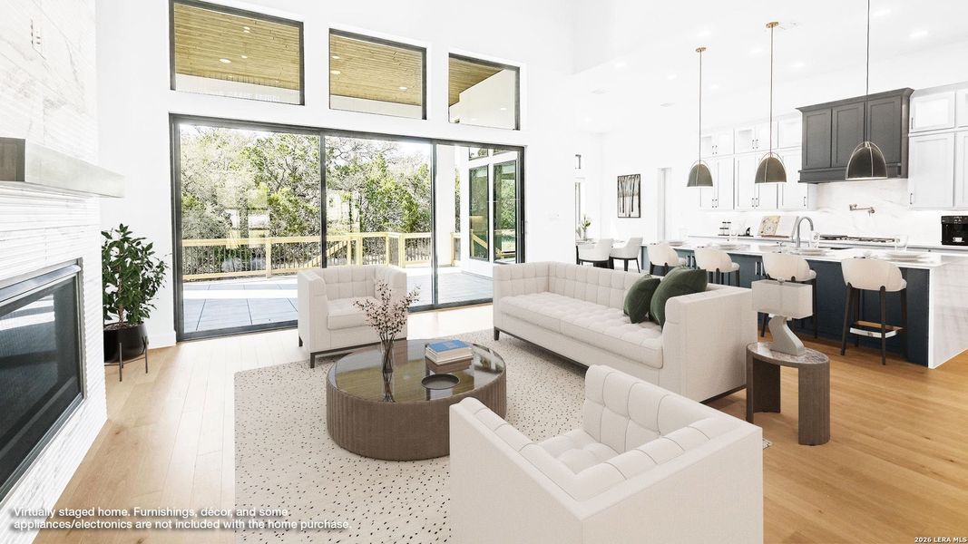 Furnished interior view inside a new home in Thornebrook, Bulverde (Image 14).