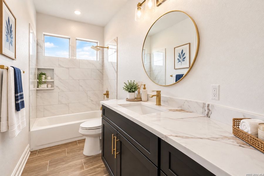Furnished interior view inside a new home in , Floresville (Image 15).
