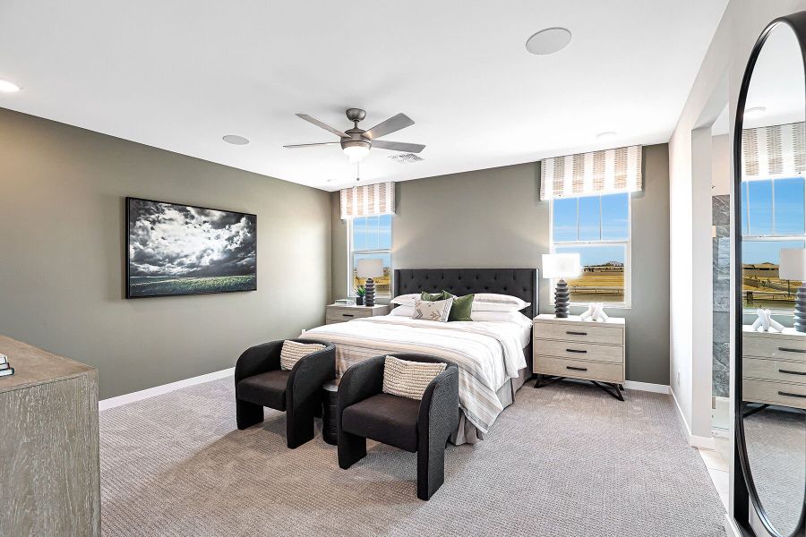 Representative furnished interior of a home built from the Tawny by Mattamy Homes in Empire Pointe, Queen Creek (Image 21).