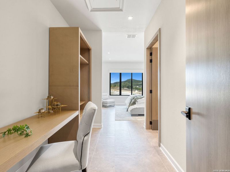 Furnished interior view inside a new home in , San Antonio (Image 47).