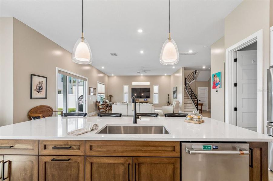 Furnished interior view inside a new home in , Tampa (Image 37).