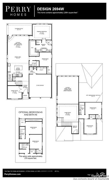 2D floor plan layout of this home in Corley Farms 50', Boerne, TX (Image 2). 2D floor plan layout of this home in Corley Farms 50', Boerne, TX (Image 2).