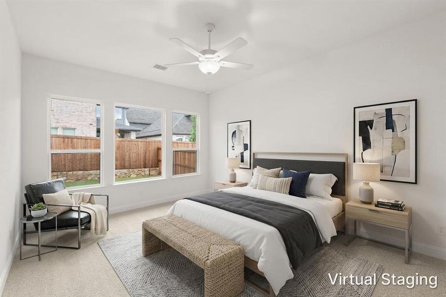 820 River Sky_Primary Bedroom - Virtually Staged