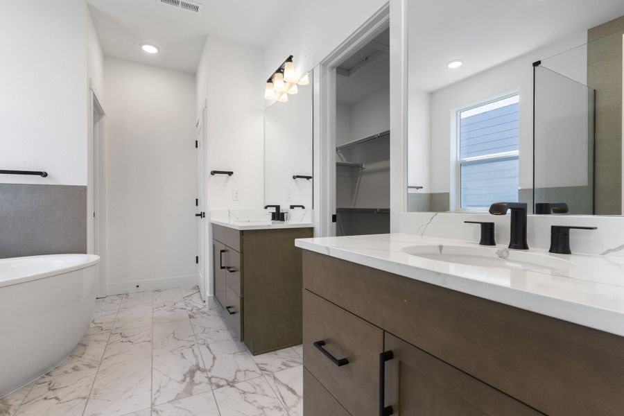 Representative furnished interior of a home built from the Journey Series - Varra by Brightland Homes in Dillon Pointe - Skyview, Broomfield (Image 13).