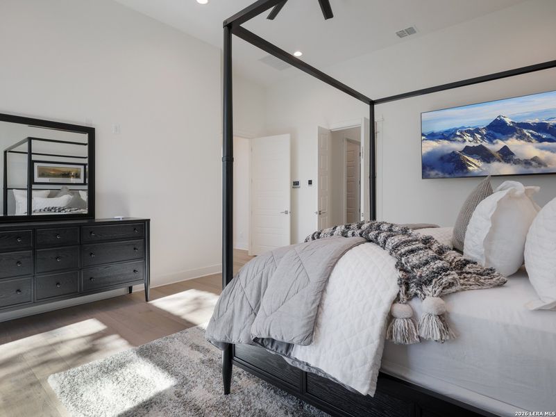 Furnished interior view inside a new home in , Bulverde (Image 25).