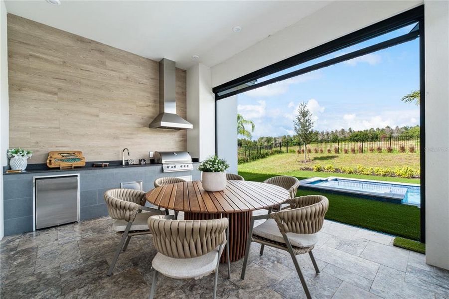 Furnished interior view inside a new home in Bella Collina, Montverde (Image 37).