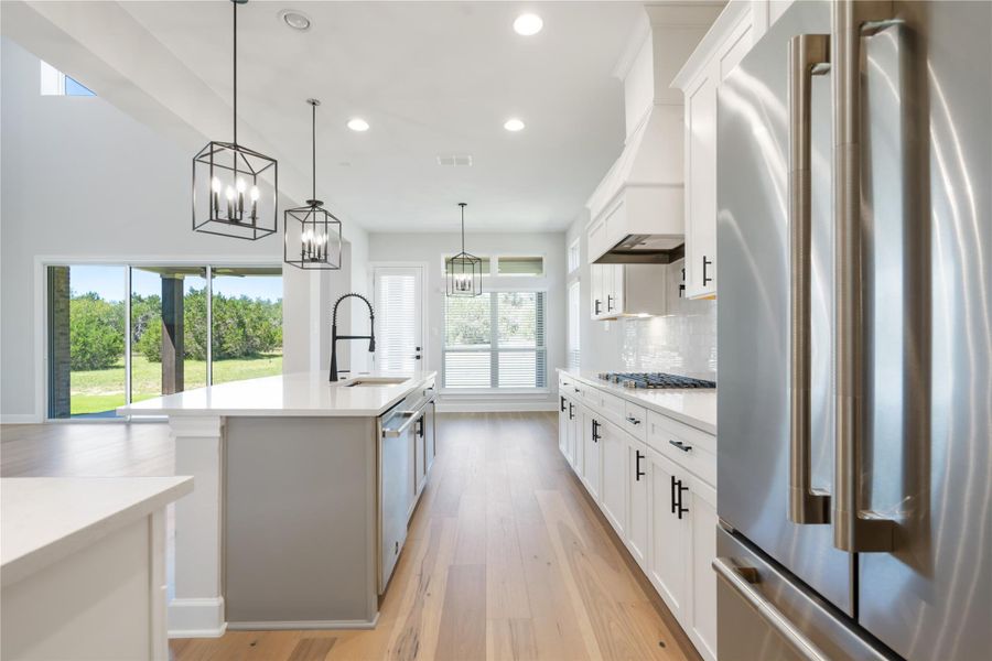Furnished interior view inside a new home in , Dripping Springs (Image 10).