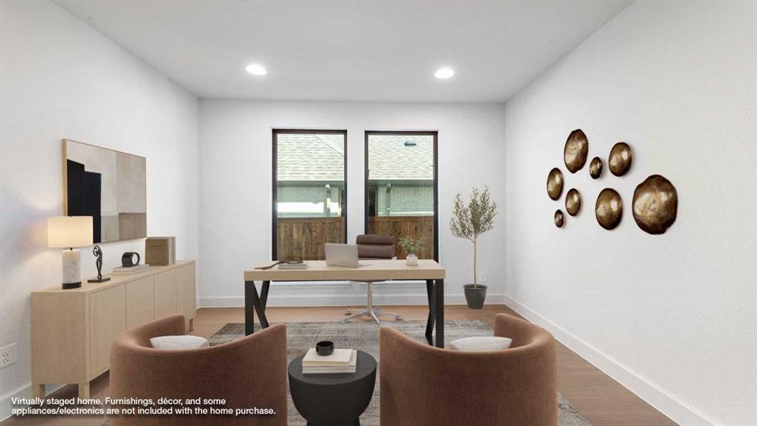 Furnished interior view inside a new home in The Heights At Uptown Celina 50', Celina (Image 6).