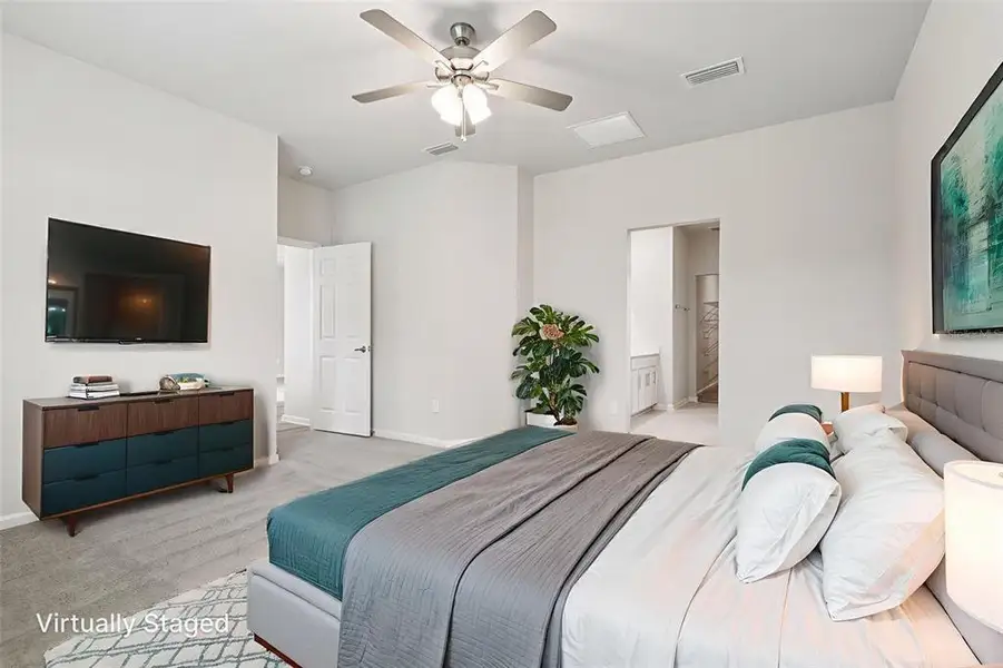 Furnished interior view inside a new home in , Palm Coast (Image 11).