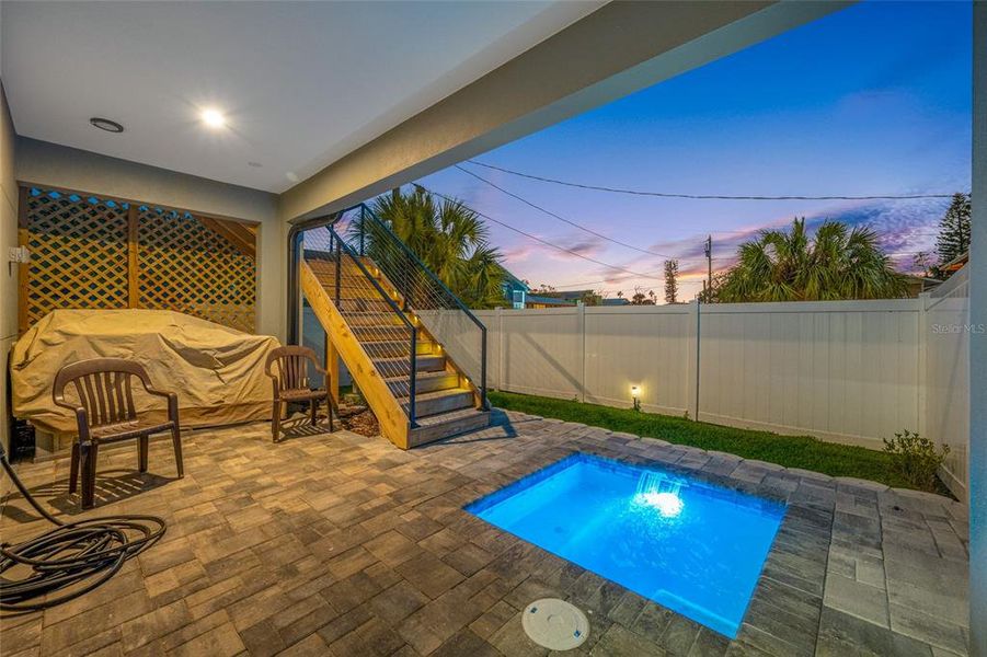 Exterior details and patio area of a home in , Indian Rocks Beach (Image 21).