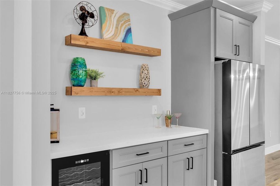 Furnished interior view inside a new home in , Key Largo (Image 29).