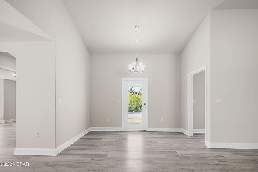 Representative unfurnished interior of a home built from the 2101 by Adams Homes in Alden Springs, Defuniak Springs (Image 22). Representative unfurnished interior of a home built from the 2101 by Adams Homes in Alden Springs, Defuniak Springs (Image 22).