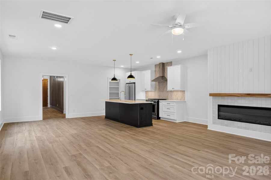 Furnished interior view inside a new home in , Charlotte (Image 10).