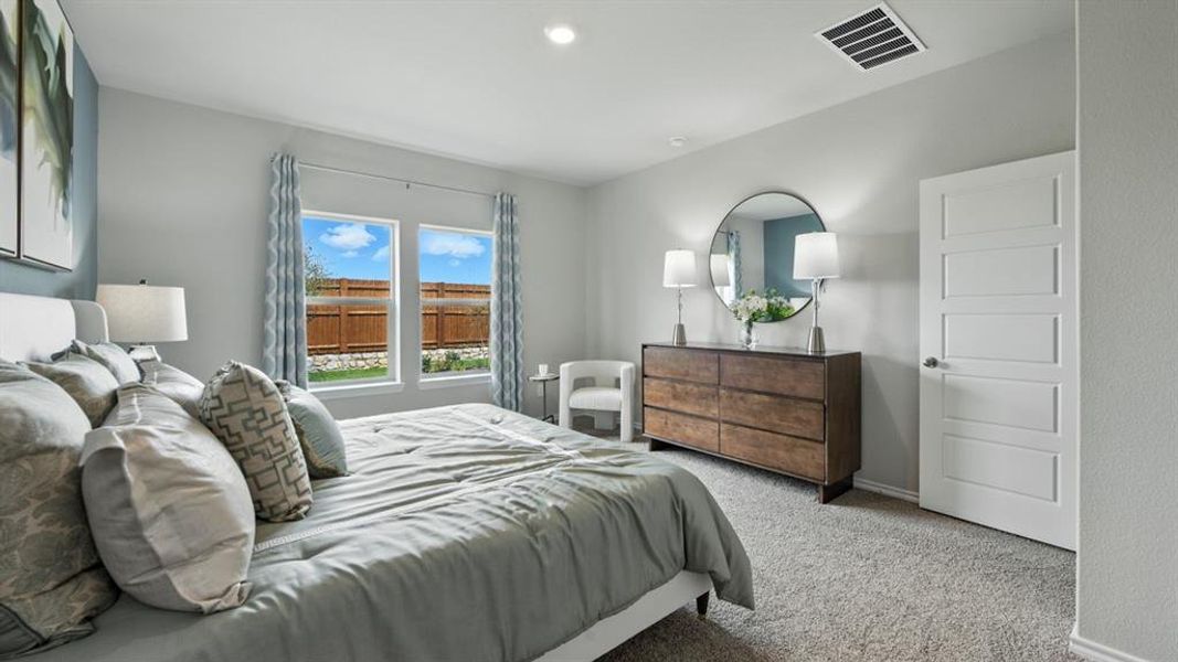 Furnished interior view inside a new home in Monarch at the Meadows, Ponder (Image 33).