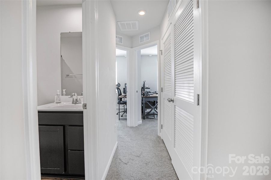 Furnished interior view inside a new home in , Charlotte (Image 17). Furnished interior view inside a new home in , Charlotte (Image 17).