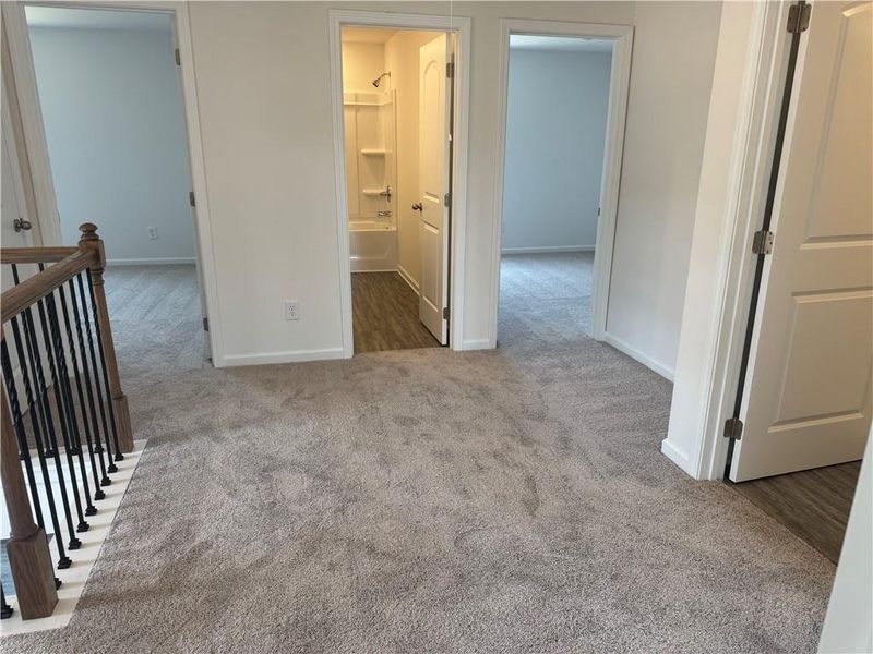 Spacious, unfurnished interior of a new home in The Reserve at Willow Oaks, Canton (Image 5).