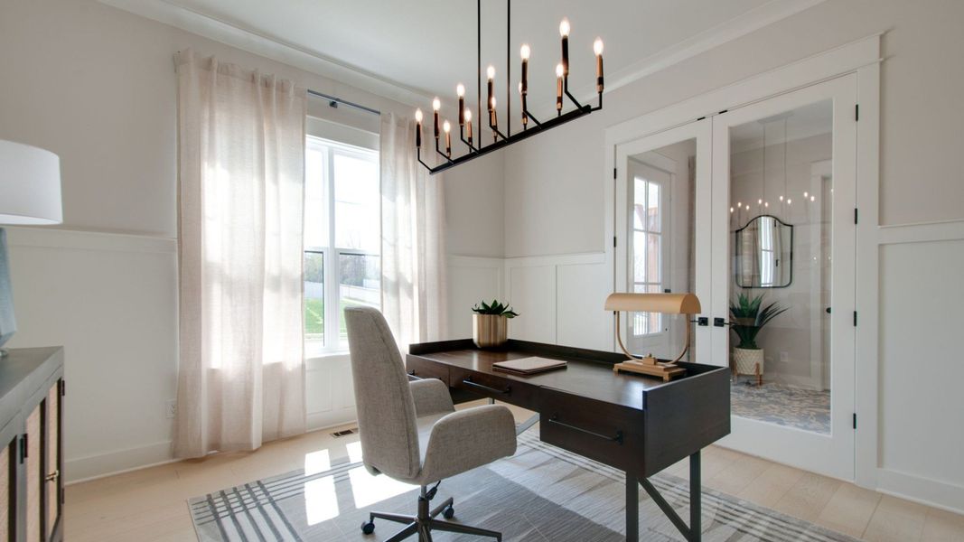 Dedicated office space with windows on the first floor Dedicated office space with windows on the first floor