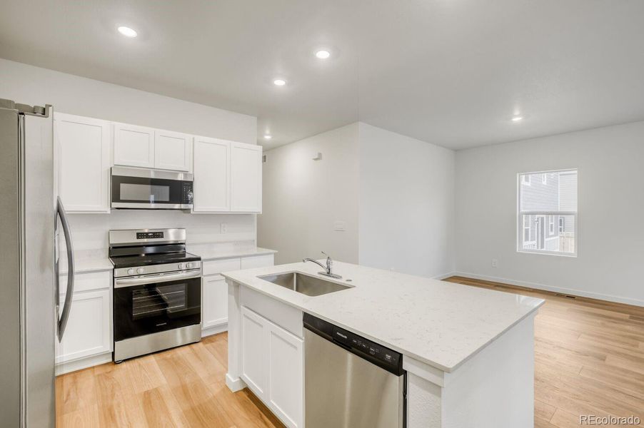 Furnished interior view inside a new home in Ledge Rock, Johnstown (Image 3). Furnished interior view inside a new home in Ledge Rock, Johnstown (Image 3).