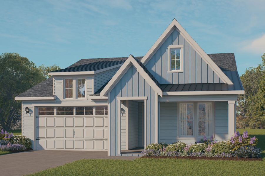 Representative exterior photo of a completed home built from the The Ellery by RobuckHomes in Baylee Ridge, Selma, NC (Image 4).