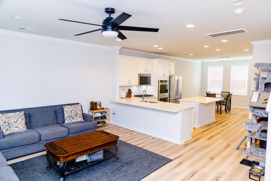 Furnished interior view inside a new home in , Summerville (Image 6).