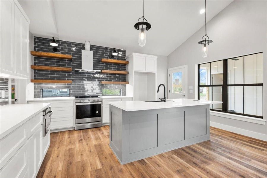 Furnished interior view inside a new home in , Johnson City (Image 17).