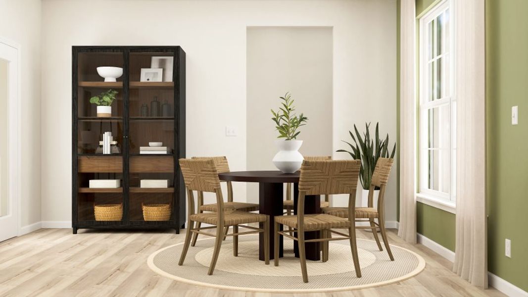 Representative furnished interior of a home built from the Hickory by Lennar in Elizabeth: Arbor, Fort Mill (Image 14).